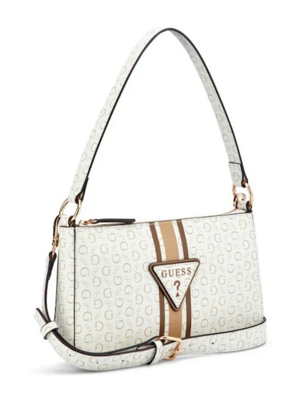 GUESS Monogram Shoulder Handbag - Picture 3 of 5